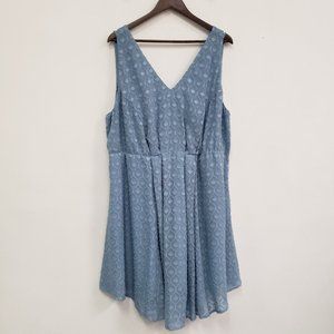 Torrid Blue Textured Midi Dress